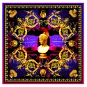 Ilian Rachov - Minerva Imperial Silk Scarf - Baroque - Foulard in Seta - Alta Qualità Luxury