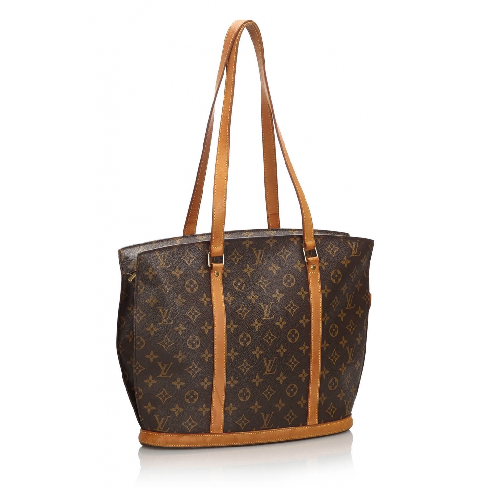 Babylone vintage leather tote Louis Vuitton Brown in Leather