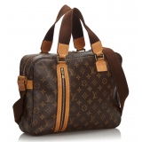 Louis Vuitton Vintage - Monogram Sac Bosphore Bag - Brown - Leather Handbag - Luxury High Quality