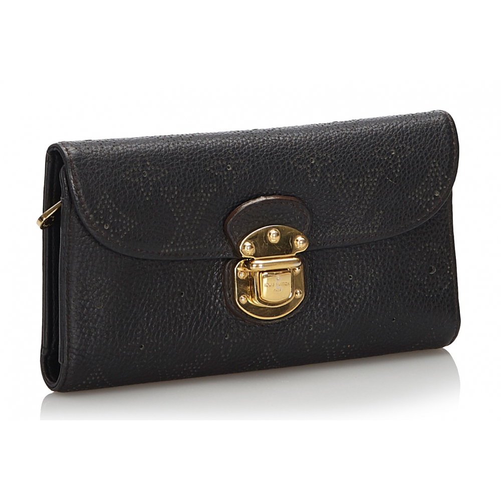 Louis Vuitton Vintage - Mahina Amelia Wallet - Black - Leather Wallet - Luxury High Quality ...