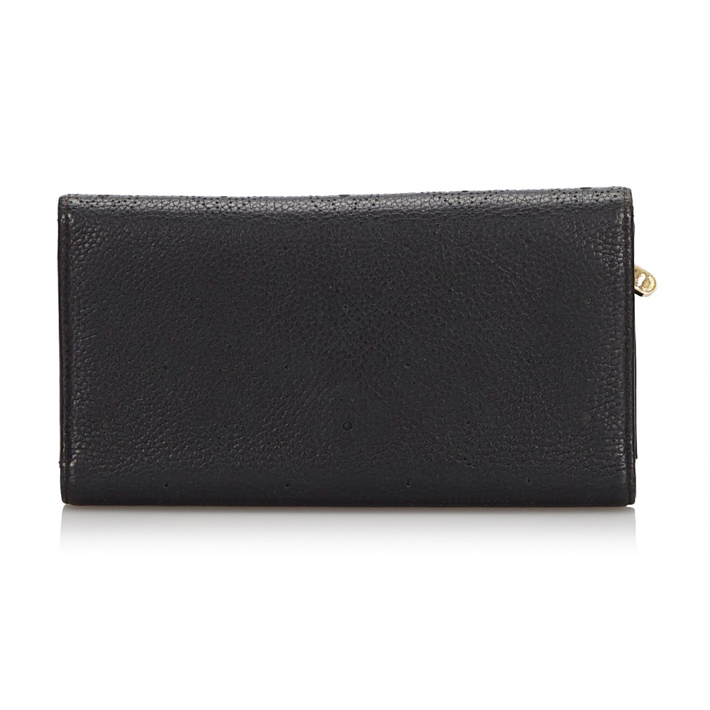 Louis Vuitton Vintage - Mahina Amelia Wallet - Black - Leather Wallet ...