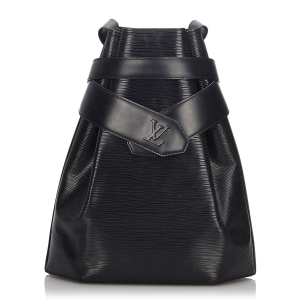 Louis Vuitton Vintage Louis Vuitton Black Epi Leather Sac De Paul