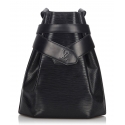 Louis Vuitton Vintage - Epi Sac Depaule Bag - Nera - Borsa in Pelle Epi e Pelle - Alta Qualità Luxury
