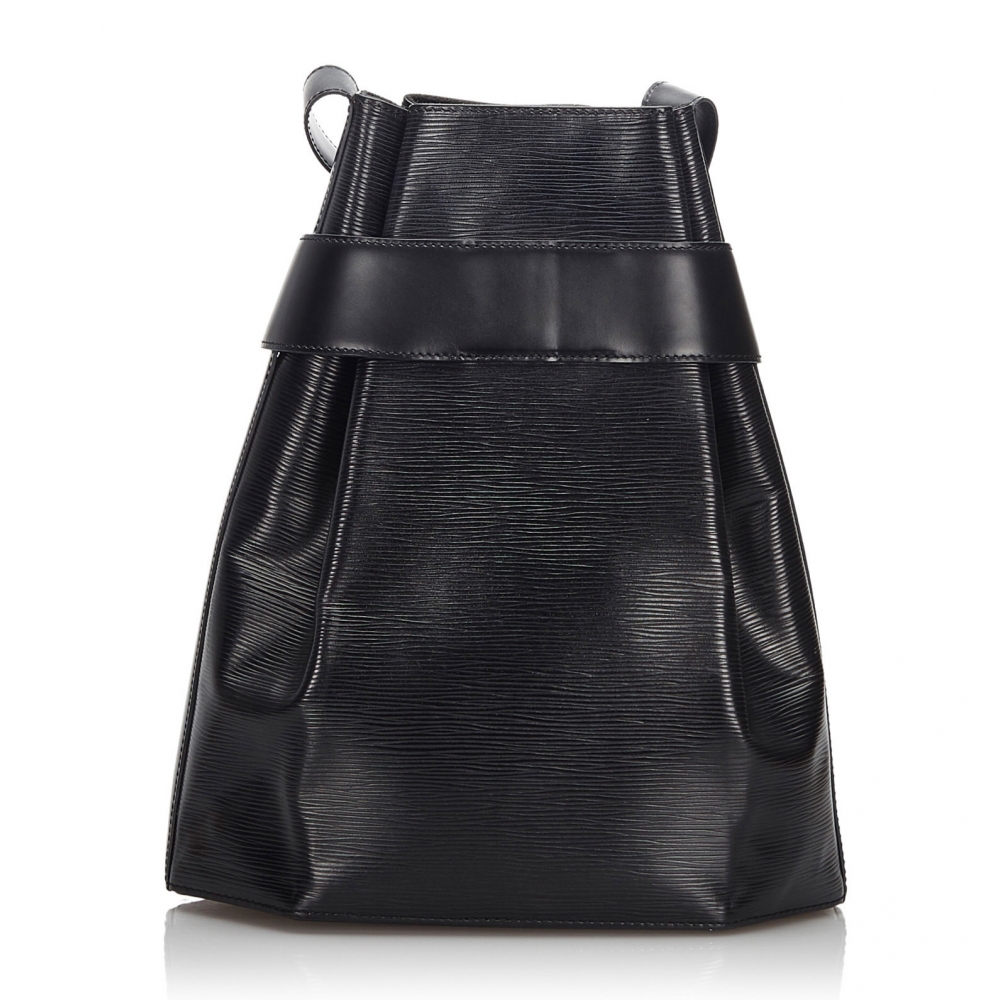 Vintage Louis Vuitton Epi Sac d' Epaule Black Epi Leather Shoulder
