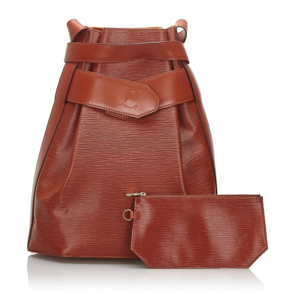 Louis Vuitton Vintage - Epi Sac Depaule Bag - Brown - Leather and Epi Leather Handbag - Luxury High Quality