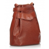 Louis Vuitton Vintage - Epi Sac Depaule Bag - Marrone - Borsa in Pelle Epi e Pelle - Alta Qualità Luxury
