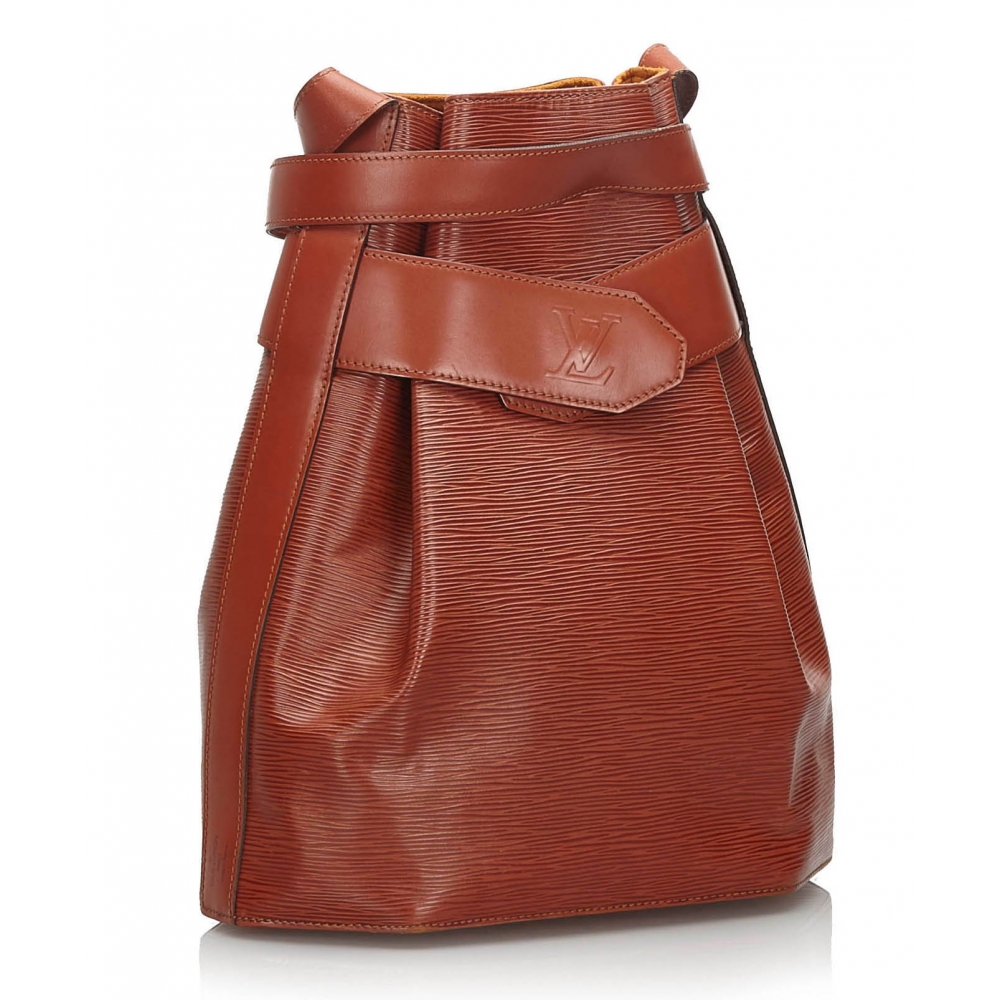 Louis Vuitton Vintage - Epi Sac Depaule Bag - Brown - Leather and Epi Leather Handbag - Luxury ...