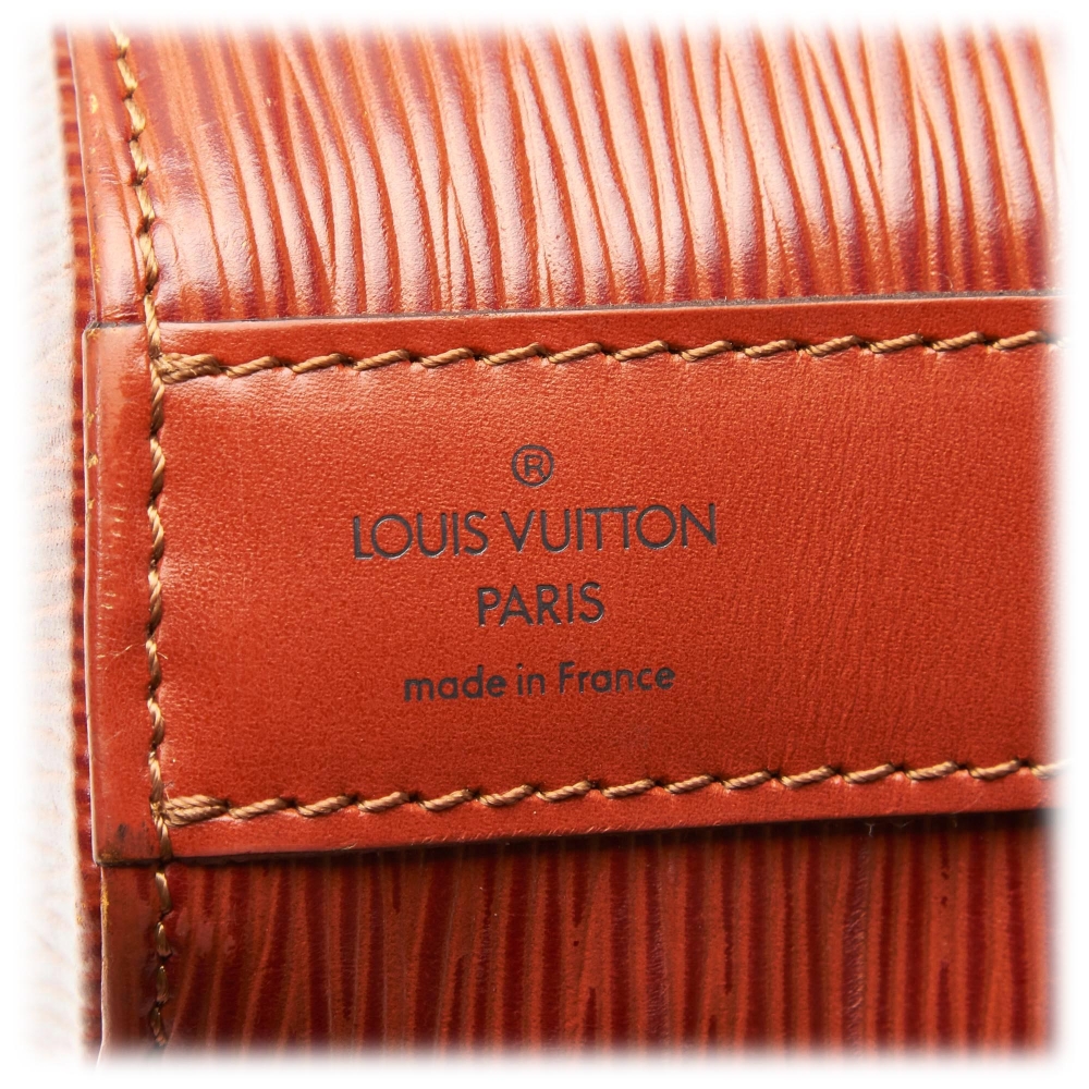 Louis Vuitton Epi Sac De Paule M80193 Brown Leather Pony-style