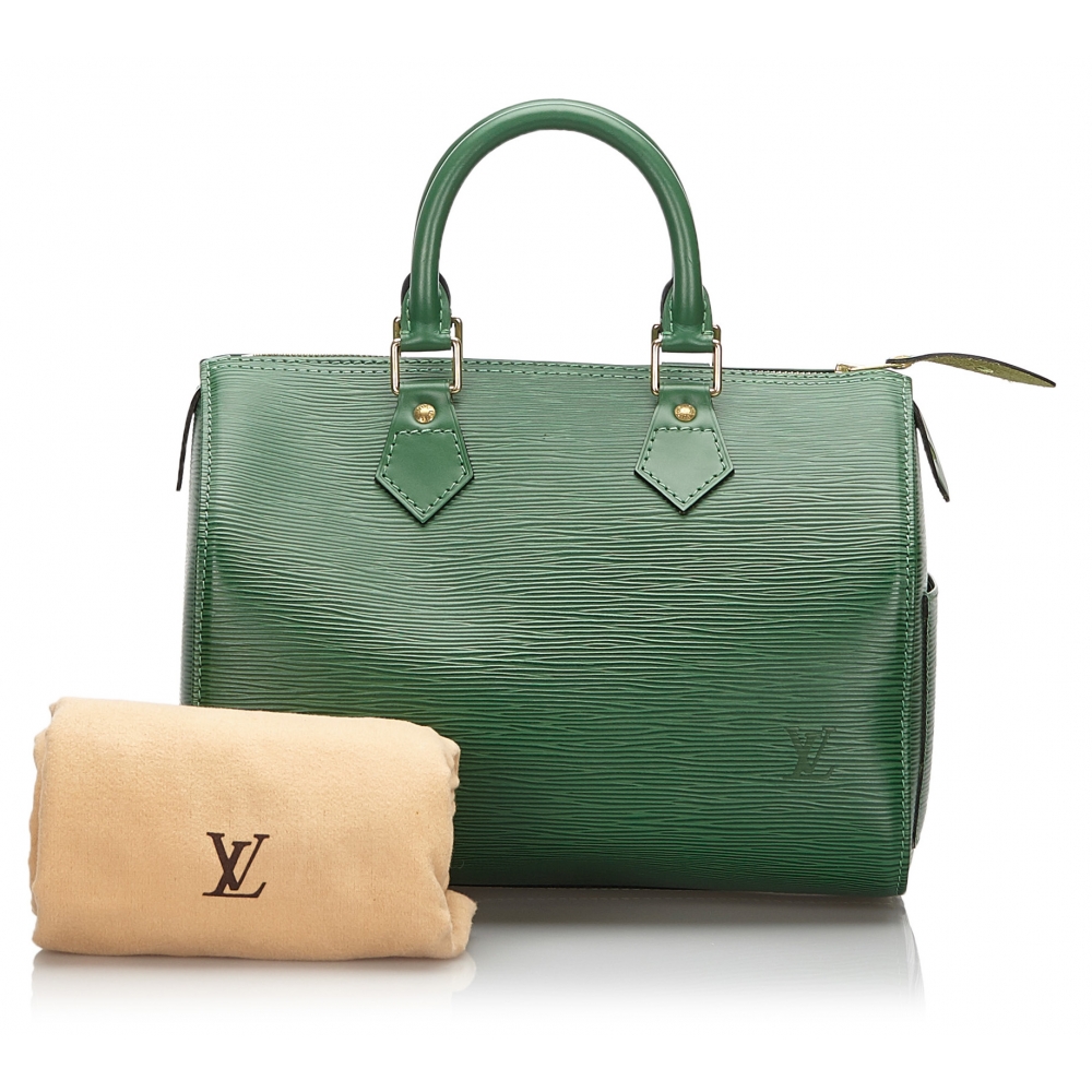 Louis Vuitton Vintage - Epi Speedy 25 Bag - Green - Leather Handbag