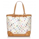 Louis Vuitton Vintage - Monogram Multicolor Sharleen MM Bag - White - Leather Handbag - Luxury High Quality