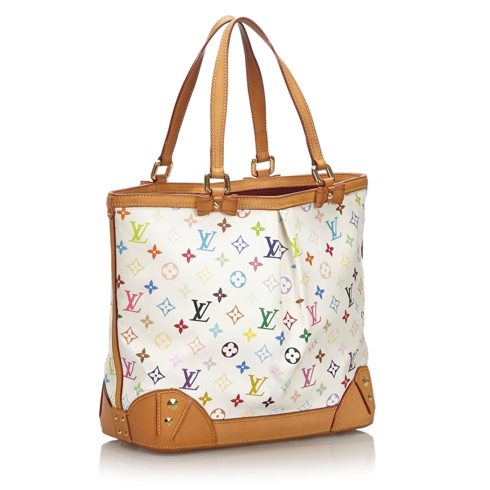 Louis Vuitton Vintage - Monogram Multicolor Sharleen MM Bag - White - Leather Handbag - Luxury ...