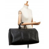Louis Vuitton Vintage - Epi Keepall 55 Bag - Black - Leather and Epi Leather Handbag - Luxury High Quality