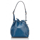 Louis Vuitton Vintage - Epi Petit Noe Bag - Blu - Borsa in Pelle Epi e Pelle - Alta Qualità Luxury