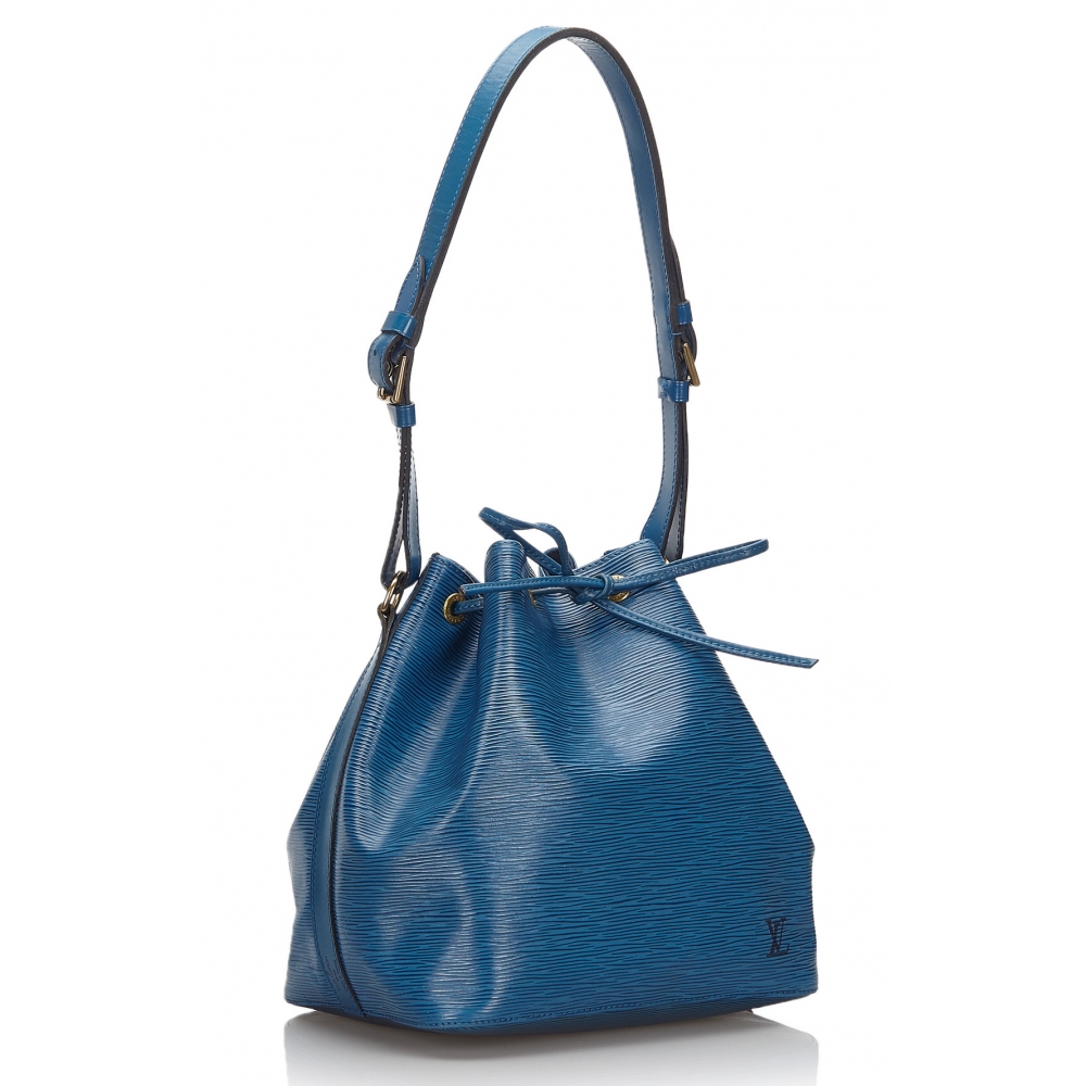 Louis Vuitton Vintage - Epi Petit Noe Bag - Blue - Leather and Epi ...