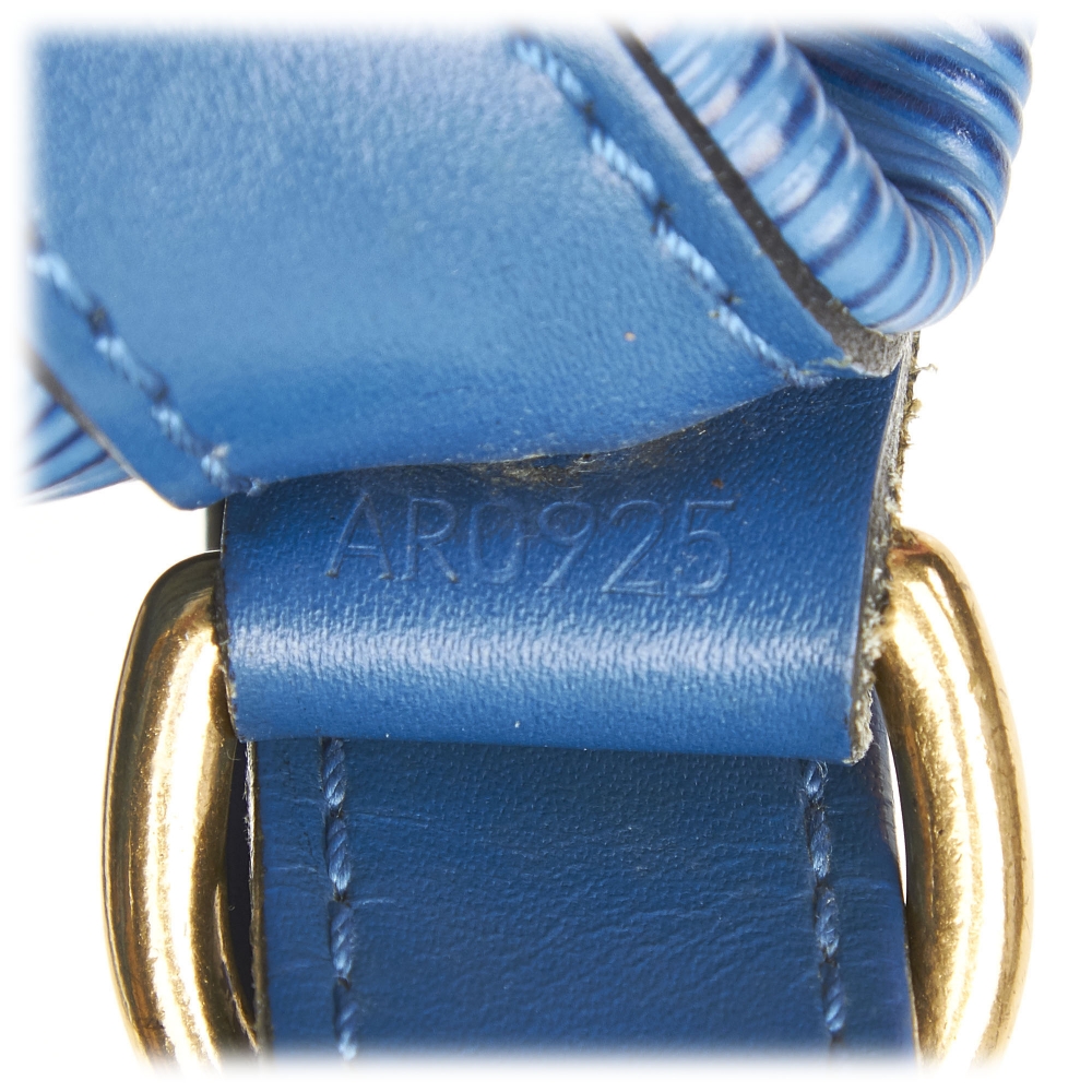 Louis Vuitton Vintage - Epi Petit Noe Bag - Blue - Leather and Epi Leather Handbag - Luxury High ...