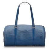 Louis Vuitton Vintage - Epi Soufflot Bag - Blue - Leather and Epi Leather Handbag - Luxury High Quality