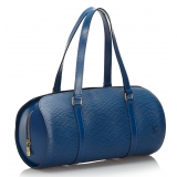 Louis Vuitton Vintage - Epi Soufflot Bag - Blue - Leather and Epi Leather Handbag - Luxury High Quality