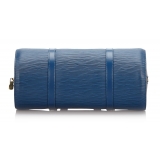 Louis Vuitton Vintage - Epi Soufflot Bag - Blue - Leather and Epi Leather Handbag - Luxury High Quality