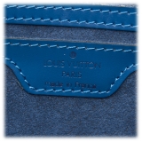 Louis Vuitton Vintage - Epi Soufflot Bag - Blu - Borsa in Pelle Epi e Pelle - Alta Qualità Luxury