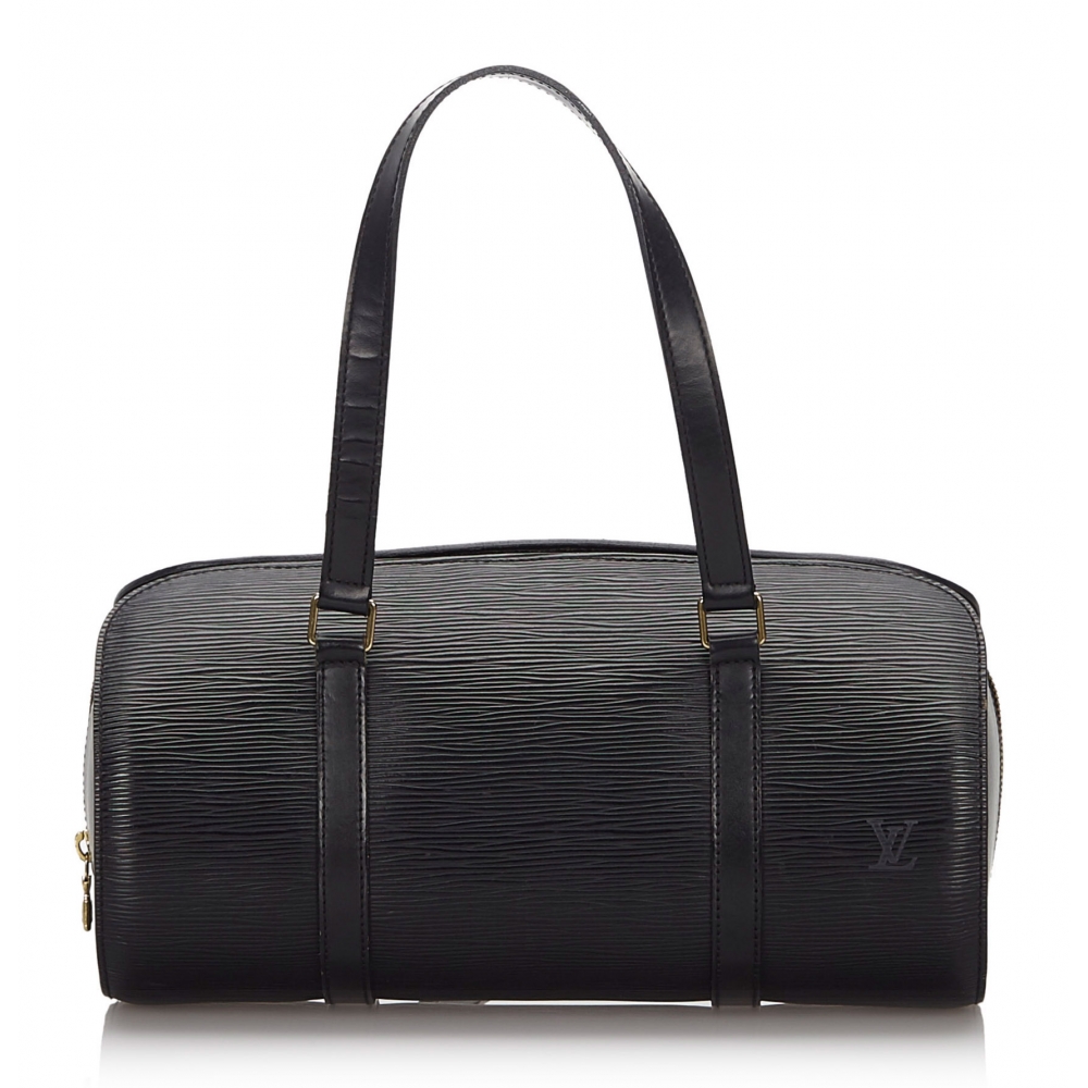 Louis Vuitton Vintage - Epi Soufflot Bag - Black - Leather and Epi Leather  Handbag - Luxury High Quality - Avvenice