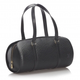 Louis Vuitton Vintage - Epi Soufflot Bag - Black - Leather and Epi Leather Handbag - Luxury High Quality