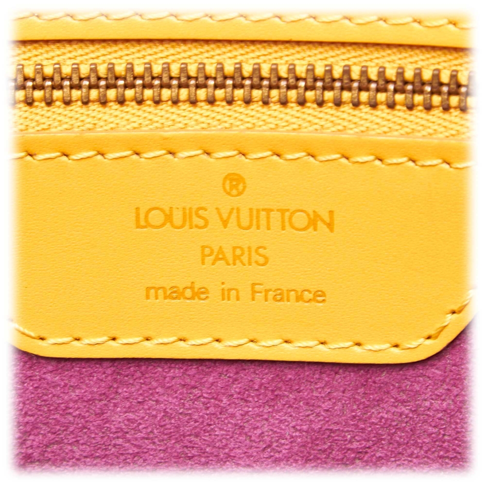 Auth Louis Vuitton Saint Jacques Long Strap Blue EPI Leather Shoulder  Handbag