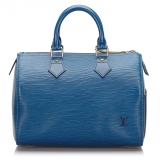 Louis Vuitton Vintage - Epi Speedy 25 Bag - Blu - Borsa in Pelle - Alta Qualità Luxury