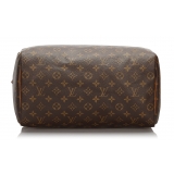 Louis Vuitton Vintage - Monogram Speedy 35 Bag - Brown - Leather Handbag - Luxury High Quality