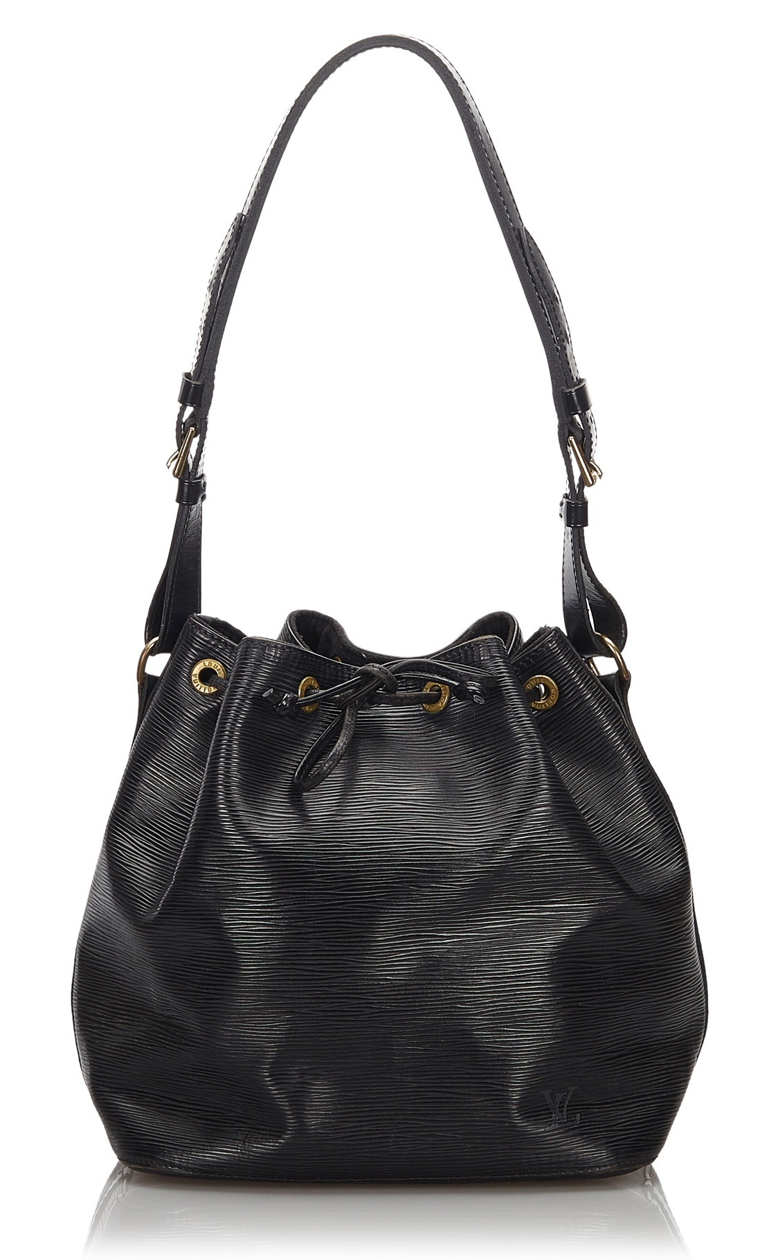 Louis Vuitton Vintage Black Epi Bucket Petite Bag