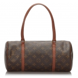 Louis Vuitton Vintage - Monogram Papillon 30 Bag - Marrone - Borsa in Pelle - Alta Qualità Luxury