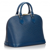 Louis Vuitton Vintage - Epi Alma PM Bag - Blue - Leather and Epi Leather Handbag - Luxury High Quality