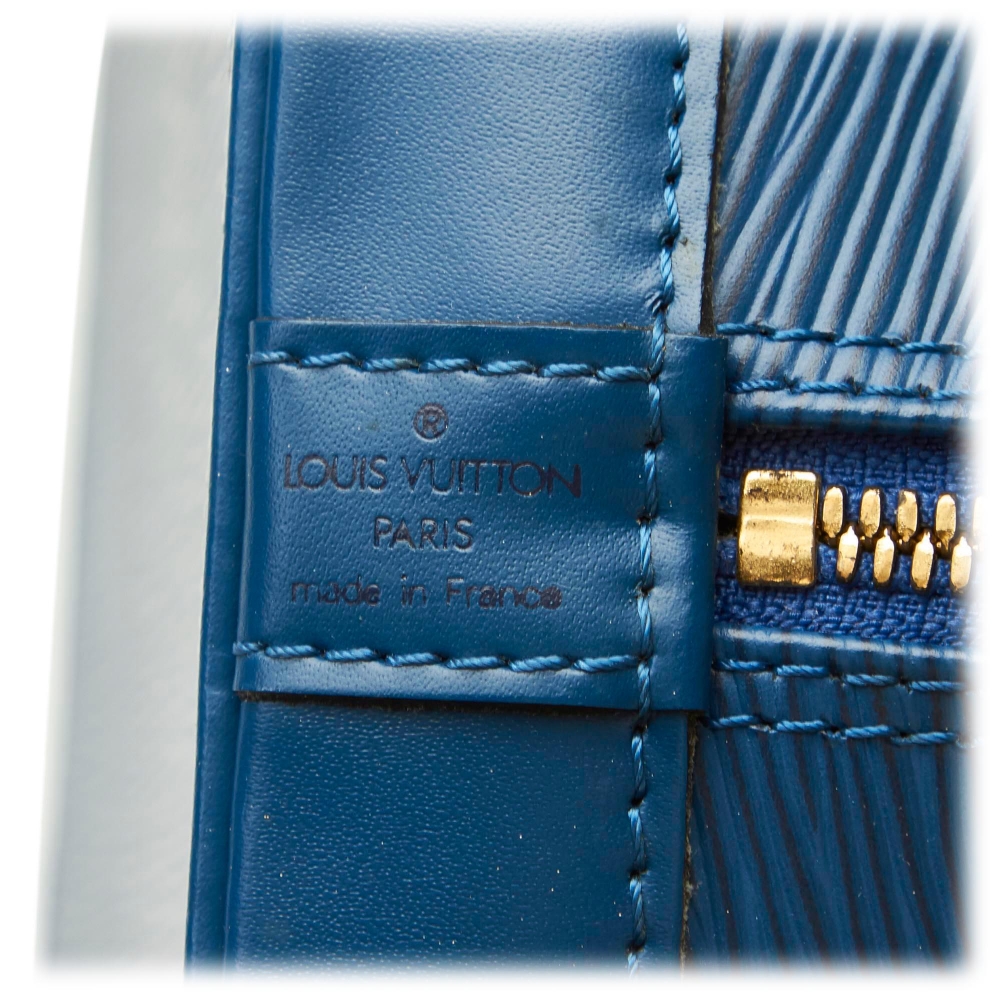 LOUIS VUITTON Alma Size BB Epi Leather Pastel Blue Nuage M22357