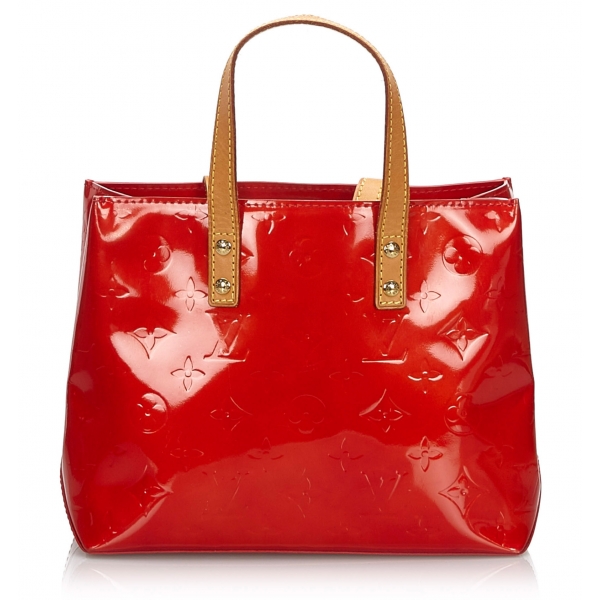 louis vuitton red handbag