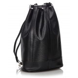 Louis Vuitton Vintage - Epi Randonnee GM Bag - Nero - Borsa in Pelle Epi e Pelle - Alta Qualità Luxury