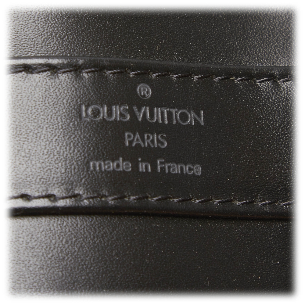 LOUIS VUITTON Authentic Vintage Black Epi Leather Randonnee PM