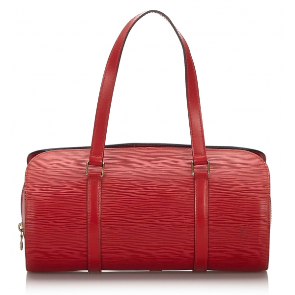 Louis Vuitton Vintage - Epi Soufflot Bag - Red - Leather and Epi Leather Handbag - Luxury High Quality