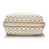 Louis Vuitton Vintage - Damier Azur Naviglio Bag - White Ivory Blue - Damier Leather Handbag - Luxury High Quality