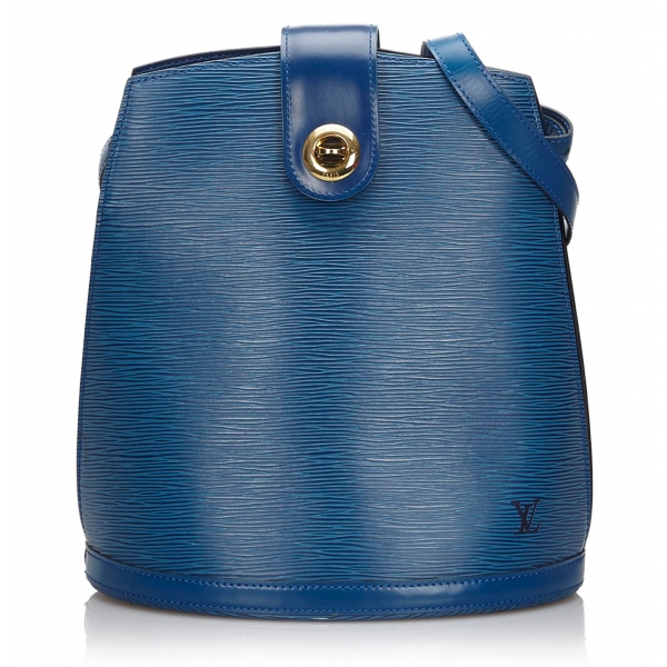 Louis Vuitton Vintage - Epi Cluny Bag - Blu - Borsa in Pelle Epi e Pelle - Alta Qualità Luxury