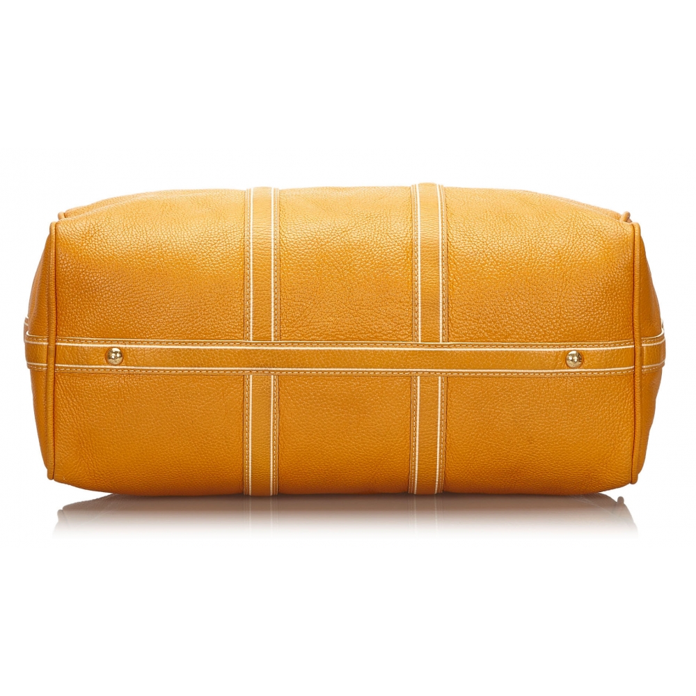 Louis Vuitton Vintage - Tobago Keepall 50 Orange - Orange - Leather and Epi Leather Handbag ...