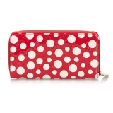 Louis Vuitton Vintage - Dots Infinity Vernis Zippy Wallet - Red White - Leather Wallet - Luxury High Quality