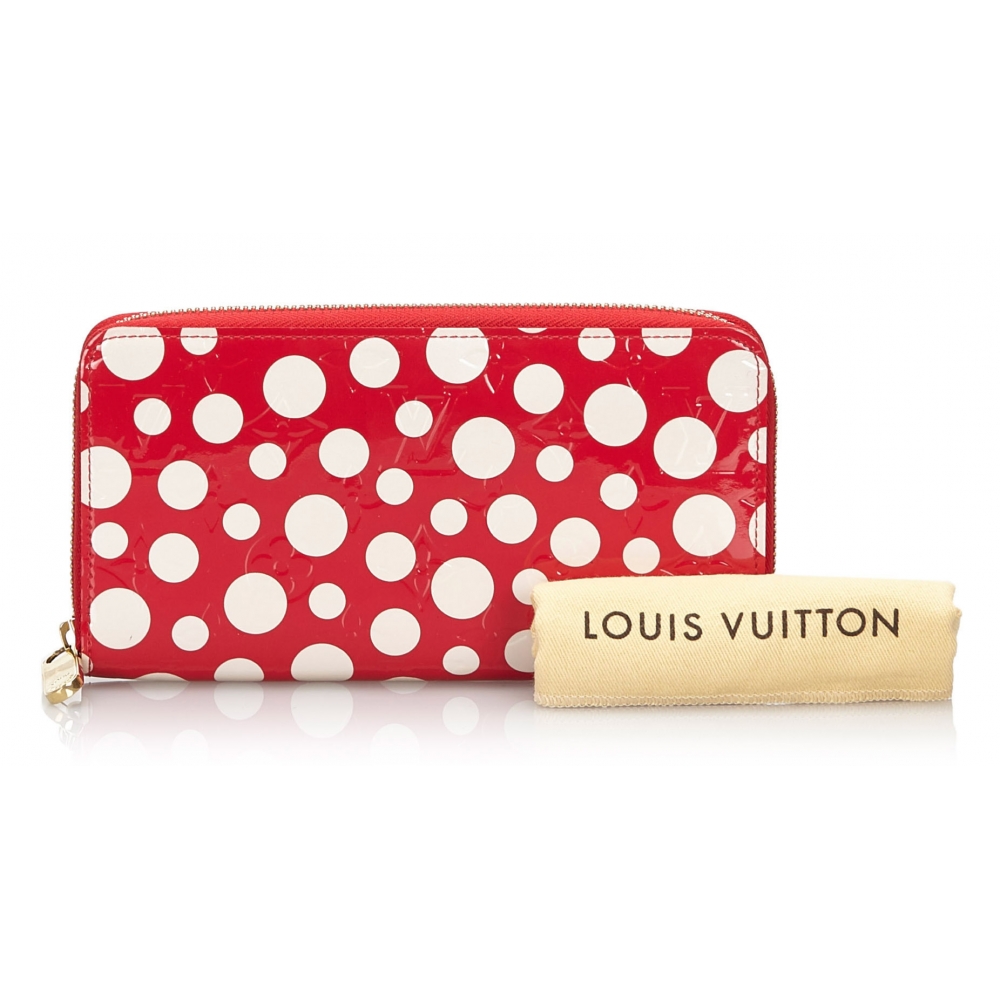 lv wallet red