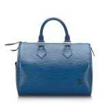 Louis Vuitton Vintage - Epi Speedy 30 Bag - Blu - Borsa in Pelle - Alta Qualità Luxury