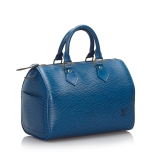 Louis Vuitton Vintage - Epi Speedy 30 Bag - Blu - Borsa in Pelle - Alta Qualità Luxury