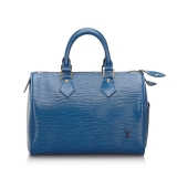 Louis Vuitton Vintage - Epi Speedy 30 Bag - Blu - Borsa in Pelle - Alta Qualità Luxury