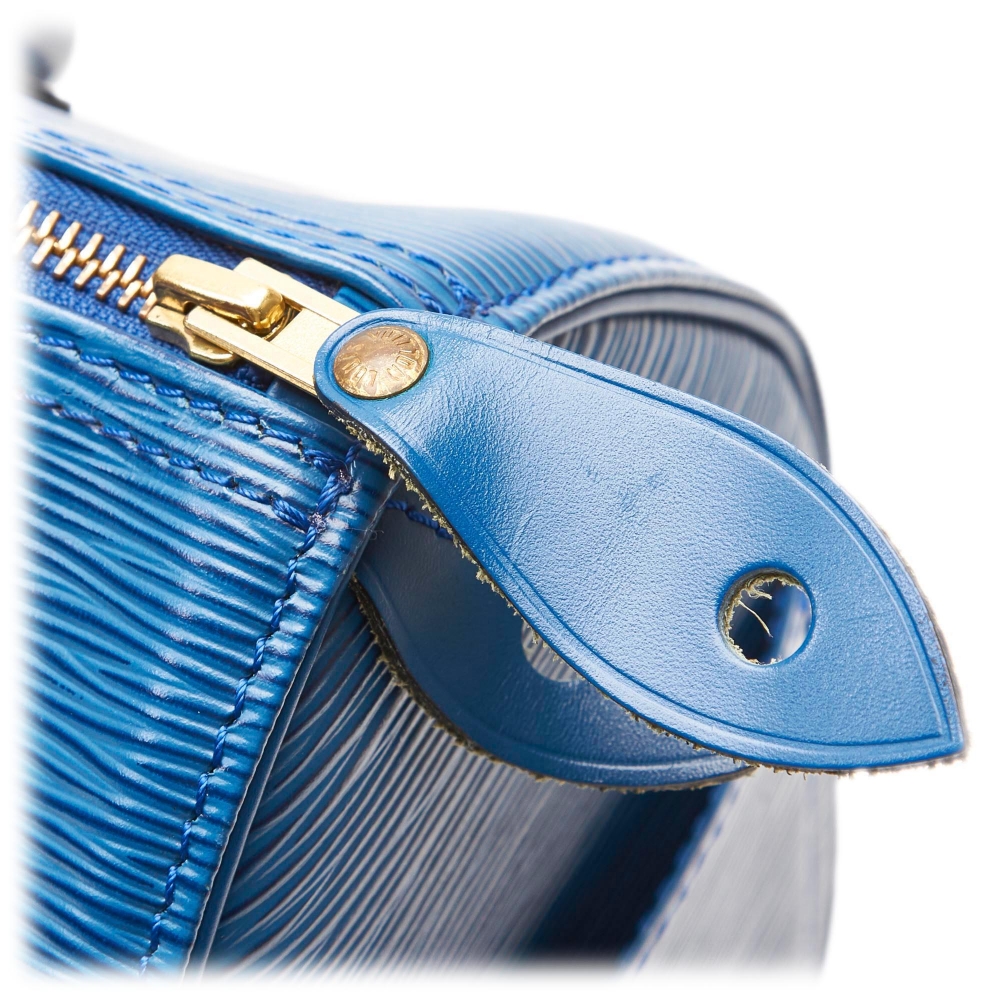 Louis Vuitton Vintage - Epi Speedy 25 Bag - Blu - Borsa in Pelle