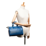 Louis Vuitton Vintage - Epi Speedy 30 Bag - Blue - Leather Handbag - Luxury High Quality