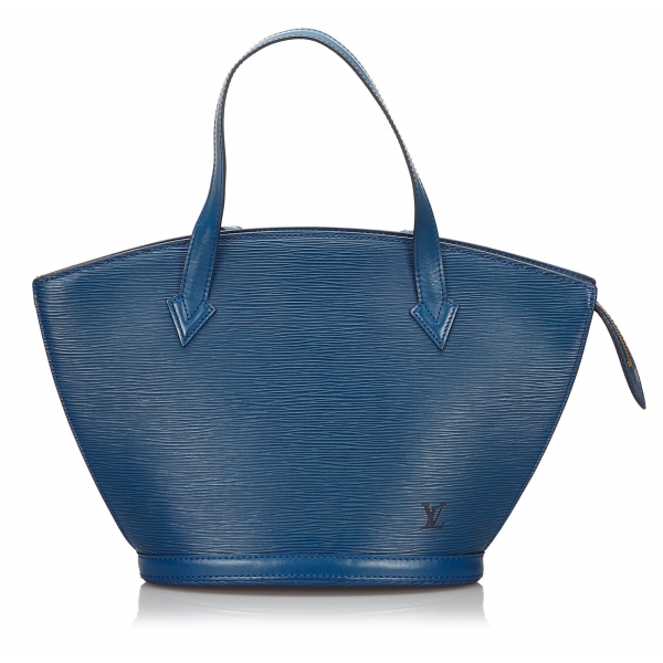 Louis Vuitton Vintage - Epi Saint Jacques PM Short Strap Bag - Blu - Borsa in Pelle Epi e Pelle - Alta Qualità Luxury