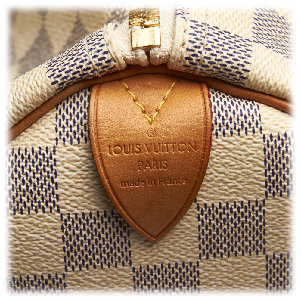 Louis Vuitton Blue/White Damier Azur Keepall 50
