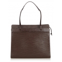 Louis Vuitton Vintage - Epi Croisette PM Bag - Dark Brown - Leather and Epi Leather Handbag - Luxury High Quality