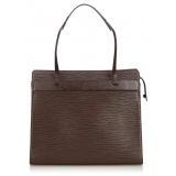 Louis Vuitton Vintage - Epi Croisette PM Bag - Dark Brown - Leather and Epi Leather Handbag - Luxury High Quality